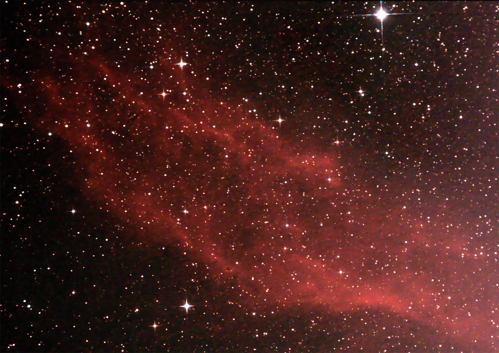 California Nebula (NGC1499) - Astrophotography by Maple Valley Observatory
