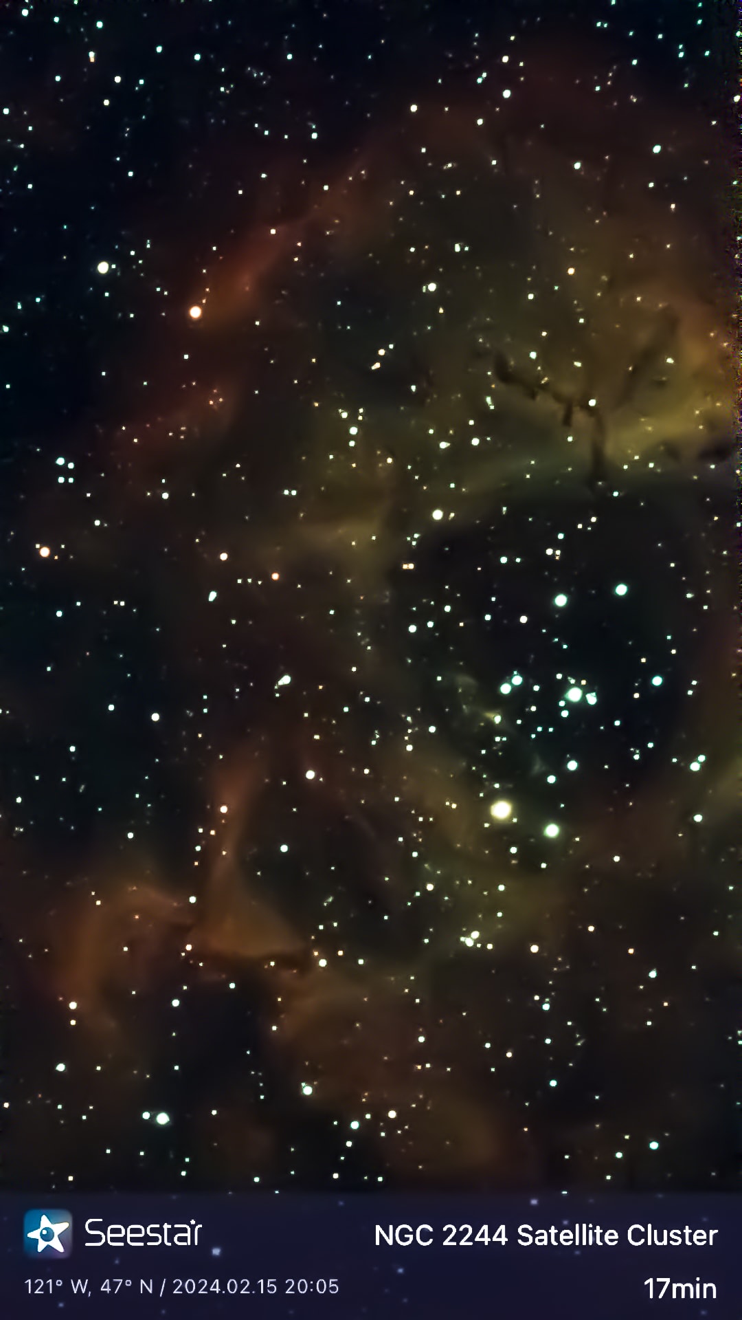 Rosette Nebula (NGC2244) - Astrophotography by Maple Valley Observatory