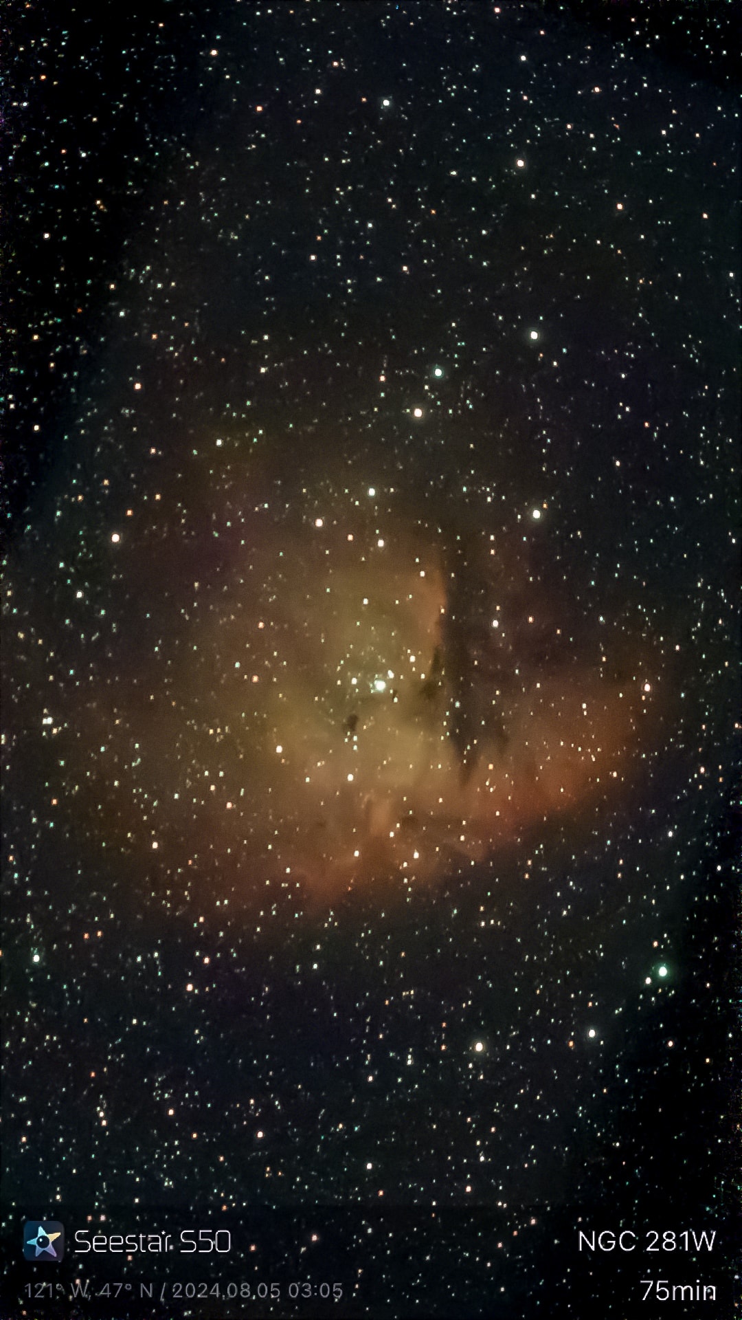 Pacman Nebula (NGC281) - Astrophotography by Maple Valley Observatory