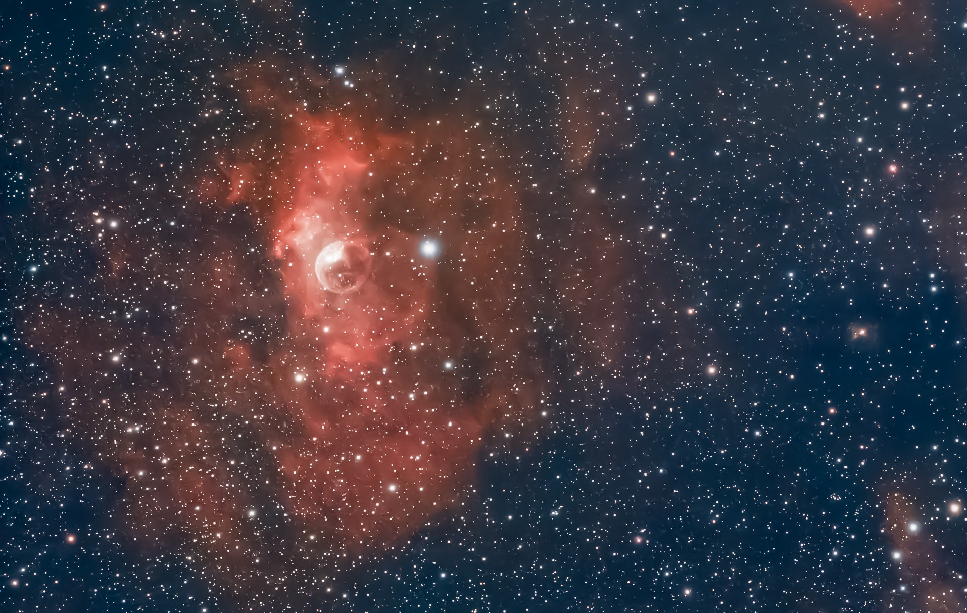 Bubble Nebula (NGC7635) - Astrophotography by Maple Valley Observatory