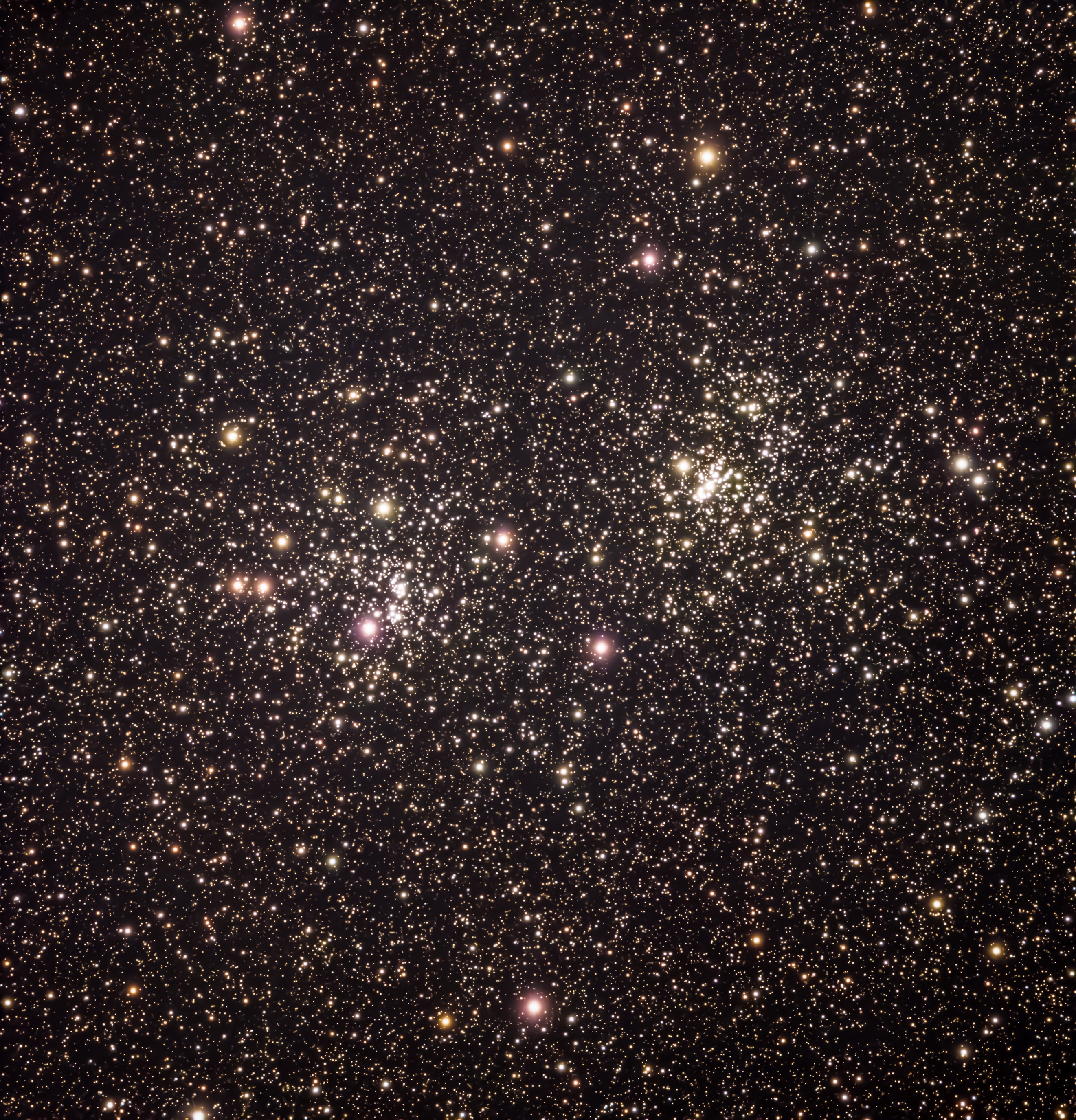 Double Cluster in Persei (NGC869) - Astrophotography by Maple Valley Observatory