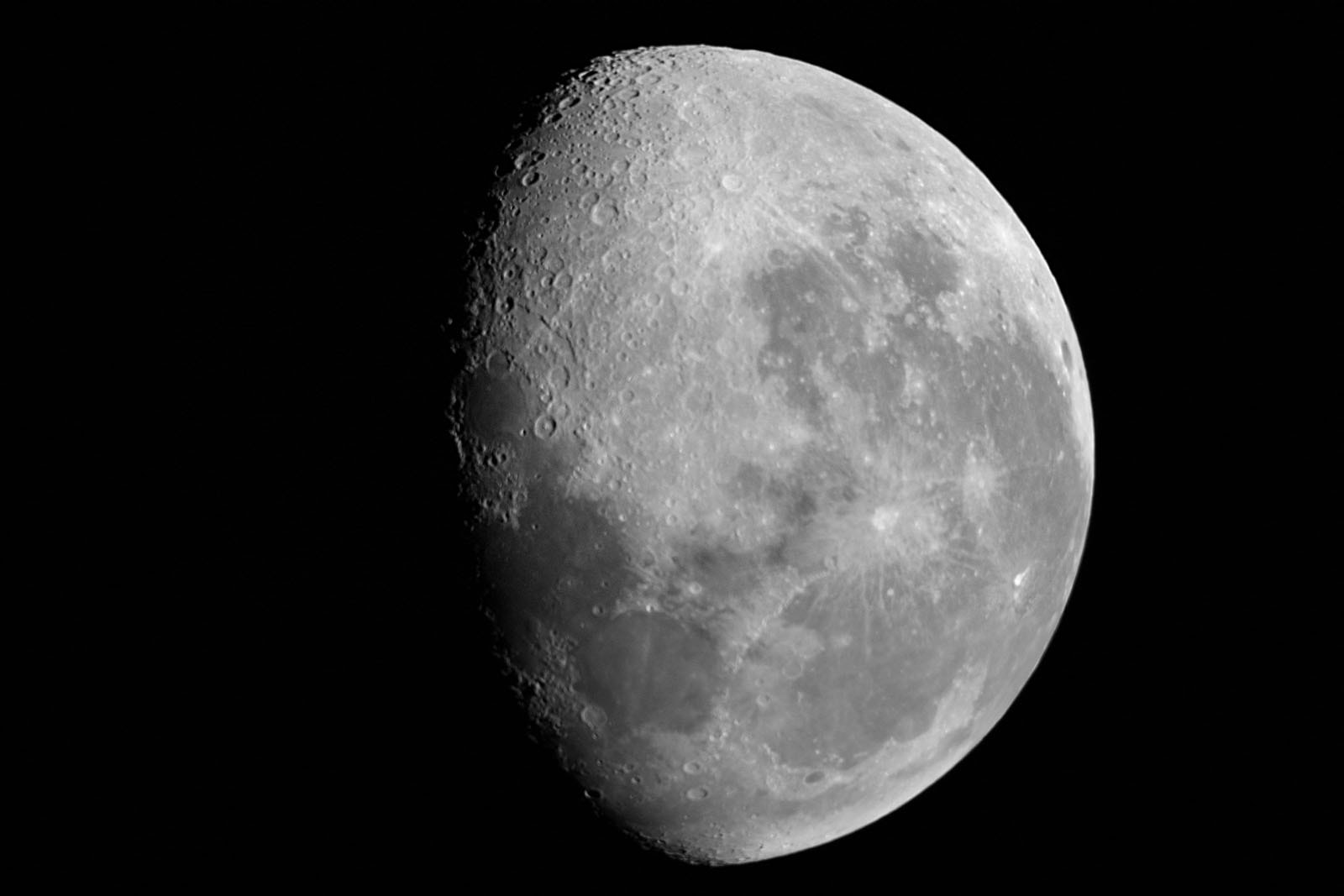 Day Old Moon  - Astrophotography by Maple Valley Observatory