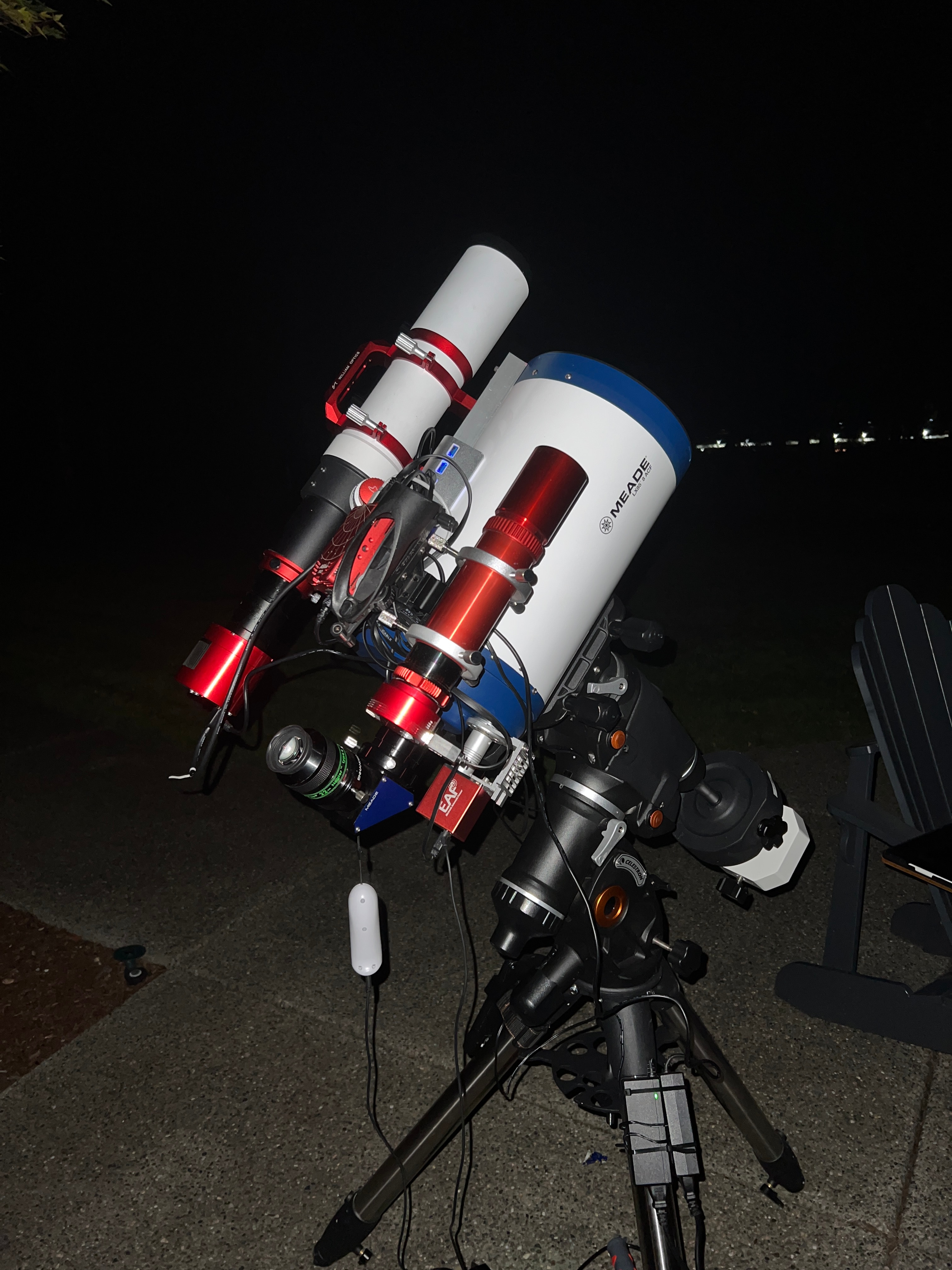 Meade 8 inch ACF SFT and William Optics Zenithstar 81 - Telescope and Astrophotography Equipment